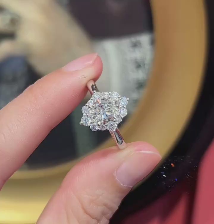 Raindrop Diamond Engagement Ring – Hale's Jewelers