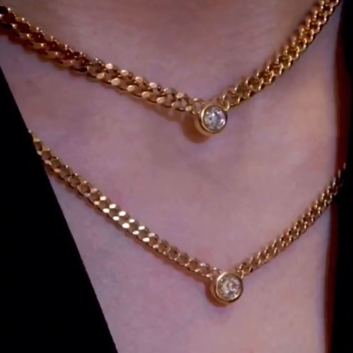 Thick gold diamond chain discount