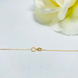 Round Diamond Solitaire Pendant Necklace in 18k Yellow Gold